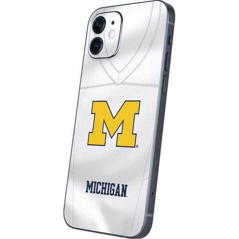 University of Michigan White Jersey iPhone 12 Mini Skin