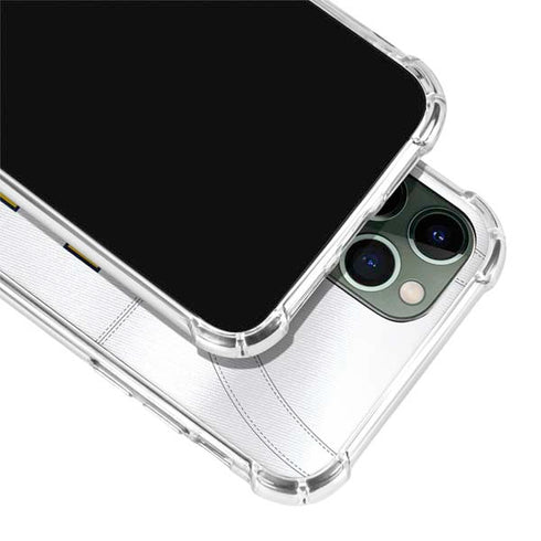 University of Michigan White Jersey iPhone 12 Pro Clear Case