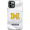 University of Michigan White Jersey iPhone 12 Pro Max Impact Case