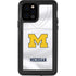 University of Michigan White Jersey iPhone 12 Pro Waterproof Case