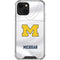 University of Michigan White Jersey iPhone 13 Clear Case