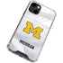 University of Michigan White Jersey iPhone 13 Clear Case