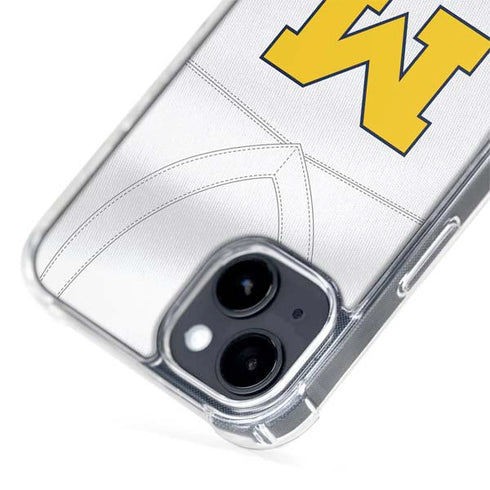 University of Michigan White Jersey iPhone 13 MagSafe Case