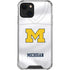 University of Michigan White Jersey iPhone 13 Mini Clear Case