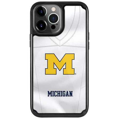 University of Michigan White Jersey iPhone Cases
