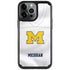 University of Michigan White Jersey iPhone Cases