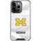 University of Michigan White Jersey iPhone 13 Pro Clear Case