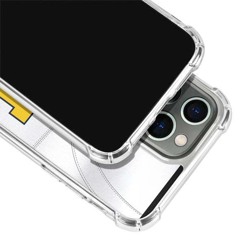 University of Michigan White Jersey iPhone 13 Pro Clear Case