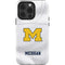 University of Michigan White Jersey iPhone 13 Pro Impact Case