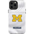 University of Michigan White Jersey iPhone 13 Pro Max Impact Case