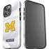 University of Michigan White Jersey iPhone 13 Pro Max Impact Case
