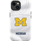 University of Michigan White Jersey iPhone 14 Plus Impact Case