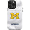 University of Michigan White Jersey iPhone 14 Pro Impact Case