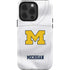 University of Michigan White Jersey iPhone 14 Pro Impact Case