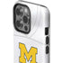 University of Michigan White Jersey iPhone 14 Pro Impact Case