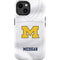 University of Michigan White Jersey iPhone 15 Impact Case