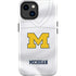 University of Michigan White Jersey iPhone 15 Impact Case