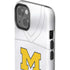 University of Michigan White Jersey iPhone 15 Plus Impact Case
