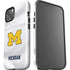 University of Michigan White Jersey iPhone 15 Plus Impact Case