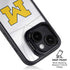 University of Michigan White Jersey iPhone 15 Plus Kickstand Case