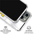 University of Michigan White Jersey iPhone 15 Pro Clear Case