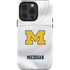 University of Michigan White Jersey iPhone 15 Pro Impact Case