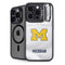 University of Michigan White Jersey iPhone 15 Pro Kickstand Case