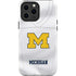 University of Michigan White Jersey iPhone 15 Pro Max Impact Case