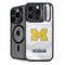 University of Michigan White Jersey iPhone 15 Pro Max Kickstand Case