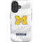 University of Michigan White Jersey iPhone 16 Magsafe Impact Case
