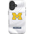 University of Michigan White Jersey iPhone 16 Magsafe Impact Case