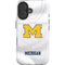 University of Michigan White Jersey iPhone 16 Plus Magsafe Impact Case