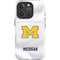 University of Michigan White Jersey iPhone 16 Pro Impact Case
