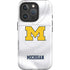 University of Michigan White Jersey iPhone 16 Pro Magsafe Impact Case
