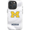 University of Michigan White Jersey iPhone 16 Pro Max Impact Case