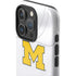 University of Michigan White Jersey iPhone 16 Pro Max Impact Case