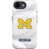 University of Michigan White Jersey iPhone 16e Impact Case