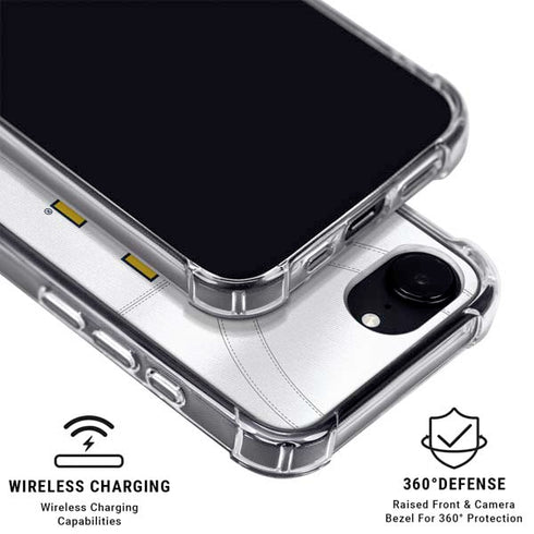 University of Michigan White Jersey iPhone 16e MagSafe Case