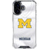 University of Michigan White Jersey iPhone 17 Clear Case