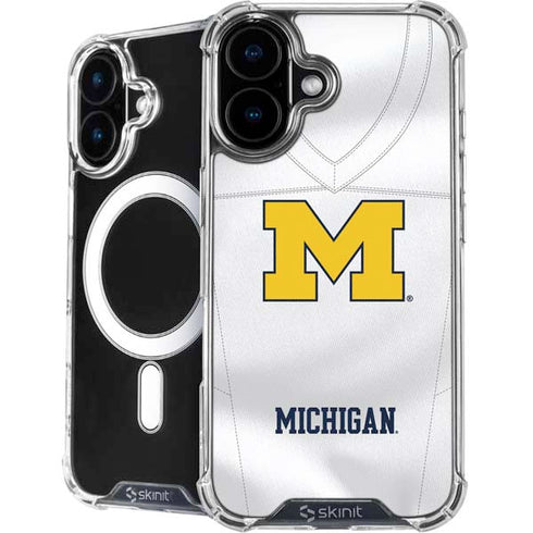 University of Michigan White Jersey iPhone 17 MagSafe Case