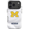 University of Michigan White Jersey iPhone 18 Pro Impact Case