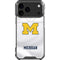 University of Michigan White Jersey iPhone 18 Pro Max Clear Case