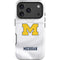 University of Michigan White Jersey iPhone 18 Pro Max Impact Case