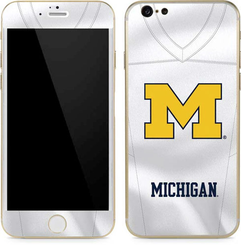 University of Michigan White Jersey iPhone 6/6s Skin