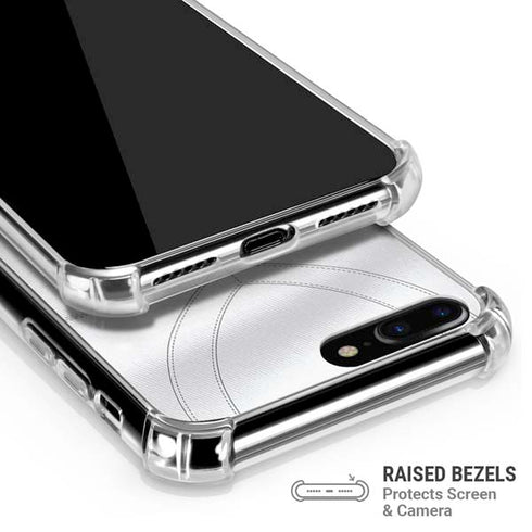 University of Michigan White Jersey iPhone 7/8 Plus Clear Case