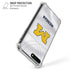University of Michigan White Jersey iPhone 7/8 Plus Clear Case