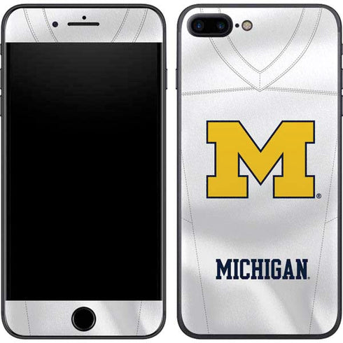University of Michigan White Jersey iPhone 7 Plus Skin