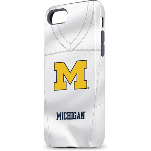 University of Michigan White Jersey iPhone 8 Pro Case