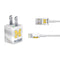 University of Michigan White Jersey iPhone Charger (5W USB) Skin