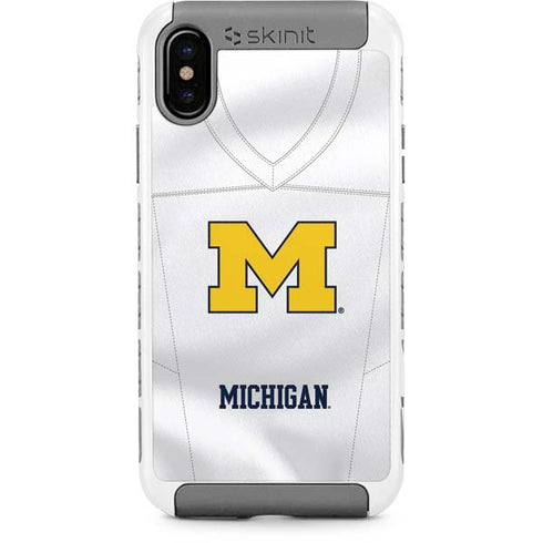 University of Michigan White Jersey iPhone Cases